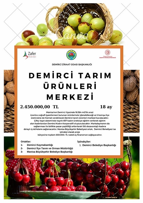 DEMİRCİ TARIM ÜRÜNLERİ MERKEZİ